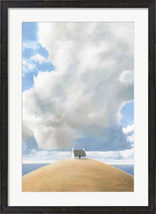 Framed House on the Hill Print