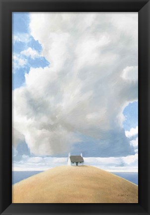 Framed House on the Hill Print