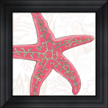 Framed Shimmering Shells VIII Print
