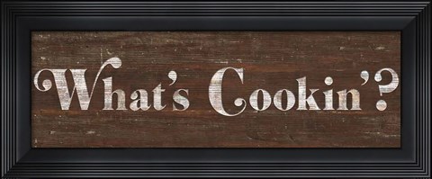 Framed Whats Cookin Print