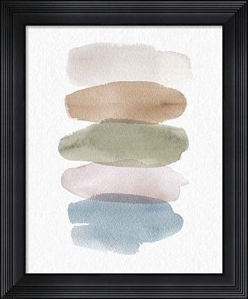 Framed Natural Swatches Print