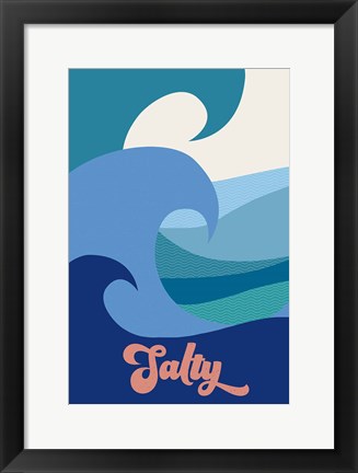 Framed Salty Clean Print