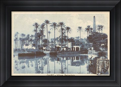 Framed Cairo Village Print