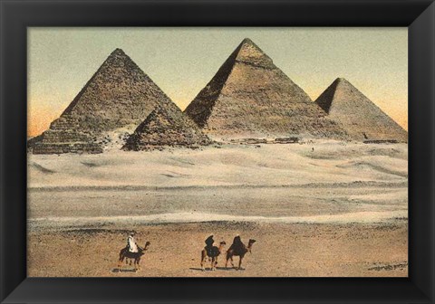 Framed Cairo Pyramids Print