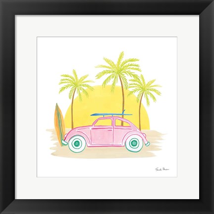 Framed Beach Cruiser II Print