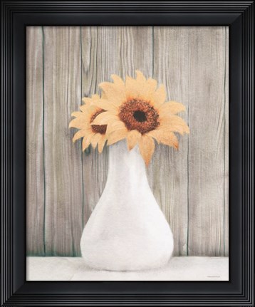 Framed Farmhouse Sunflowers Print
