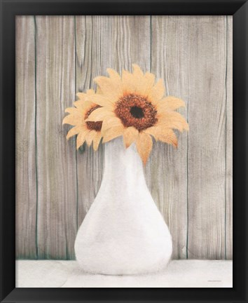 Framed Farmhouse Sunflowers Print