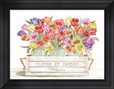 Framed Tulip Trio Print