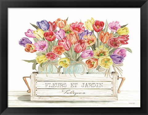 Framed Tulip Trio Print