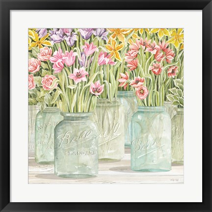 Framed Signs of Spring I Print