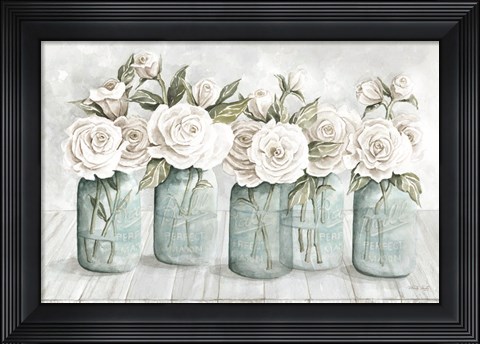 Framed Floral Parade Print
