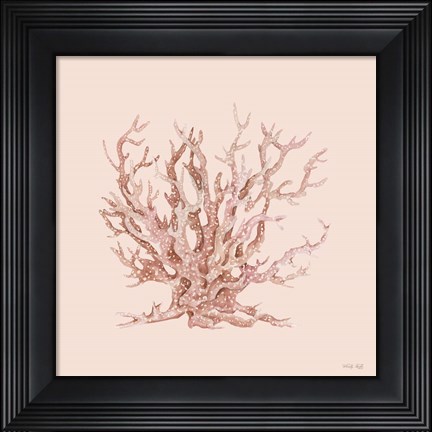 Framed Pink Coral II Print
