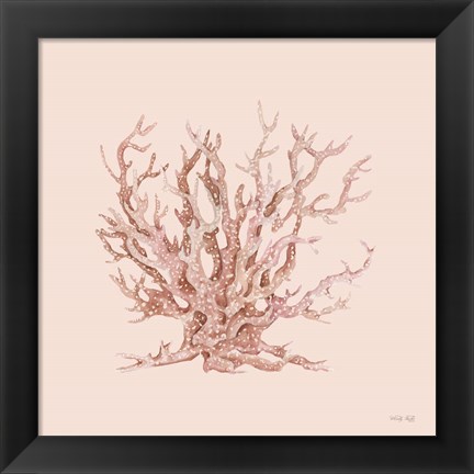 Framed Pink Coral II Print