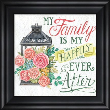 Framed Happily Ever After Print