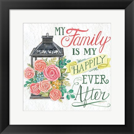 Framed Happily Ever After Print