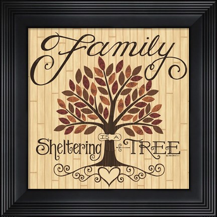 Framed Sheltering Tree Print