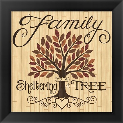 Framed Sheltering Tree Print