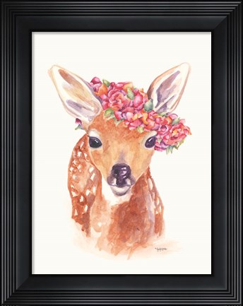 Framed Sweet Fawn Print