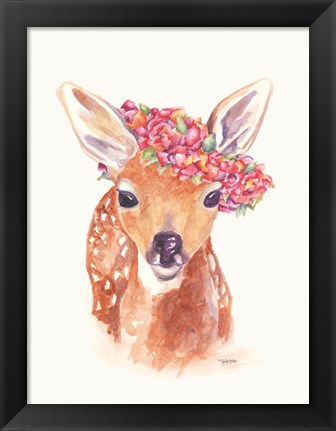 Framed Sweet Fawn Print