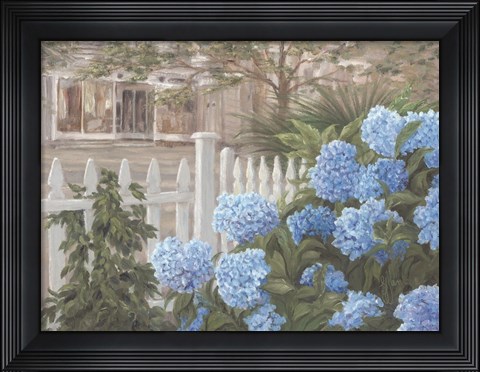 Framed Hydrangeas Print