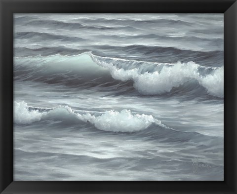 Framed Waves Print
