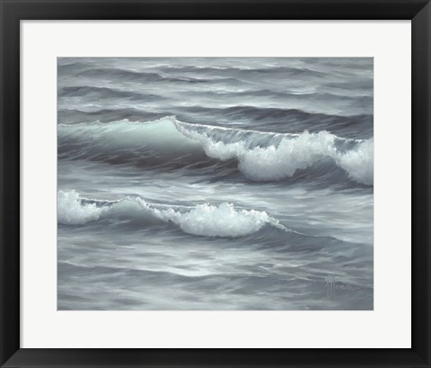 Framed Waves Print