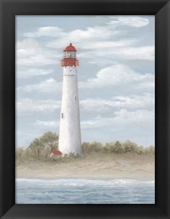 Framed Cape May Light Print