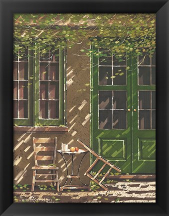 Framed Cafe Seating Print