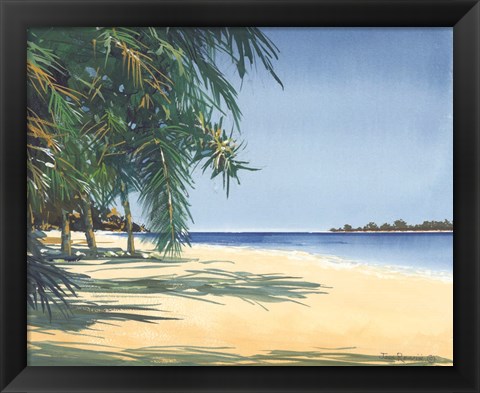 Framed Tropic Solitude Print