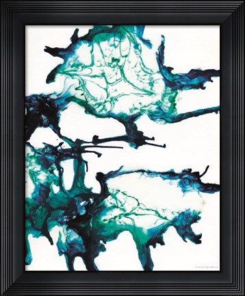 Framed Ocean Living 1 Print