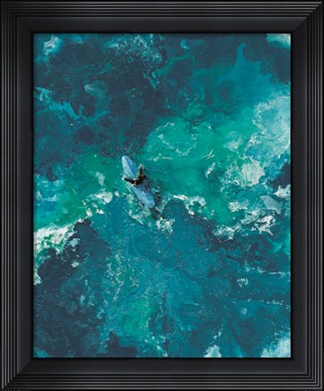Framed Blue Peace Print