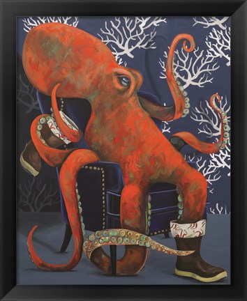 Framed Octo-tuffs Print