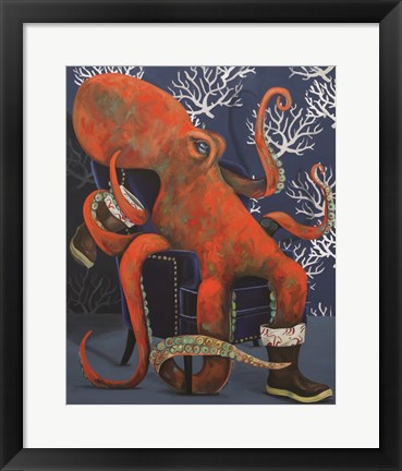 Framed Octo-tuffs Print