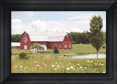 Framed Beyond the Wildflowers Print