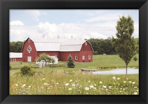 Framed Beyond the Wildflowers Print