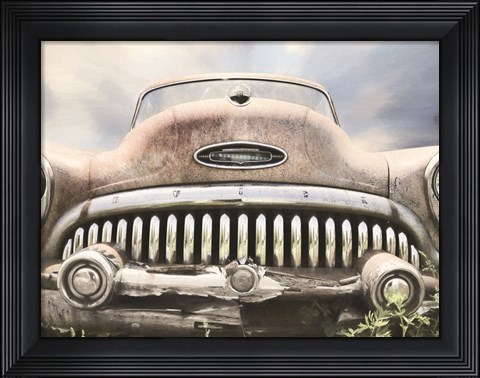 Framed Rusty Buick Print