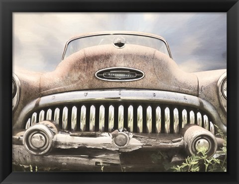 Framed Rusty Buick Print