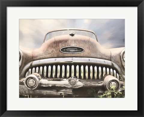 Framed Rusty Buick Print