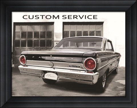 Framed 1964 Ford Falcon Print