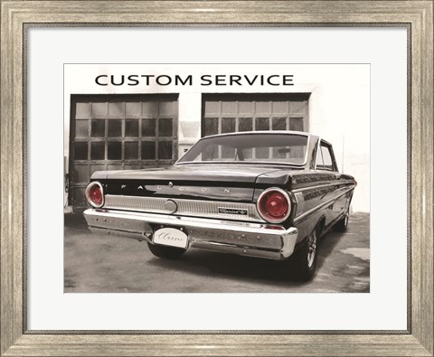 Framed 1964 Ford Falcon Print