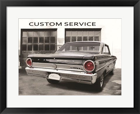 Framed 1964 Ford Falcon Print