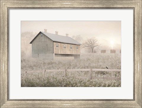 Framed Dewy Country Morning Print