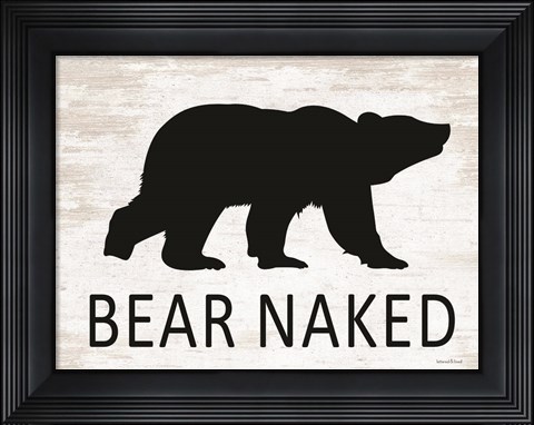 Framed Bear Naked Print