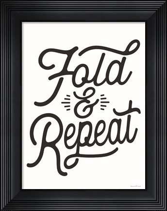 Framed Fold &amp; Repeat Print