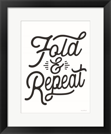 Framed Fold &amp; Repeat Print