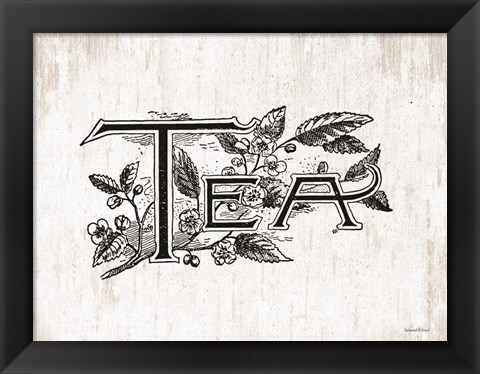 Framed Tea Print