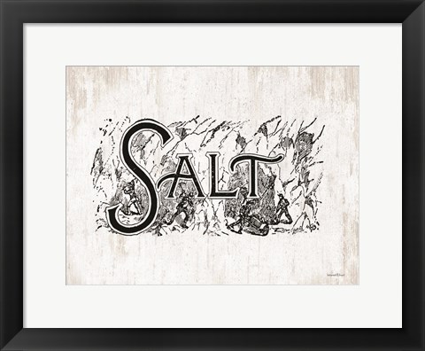 Framed Salt Print