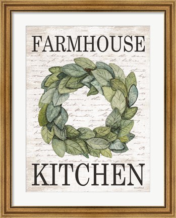 Framed Farmhouse Kitchen Print