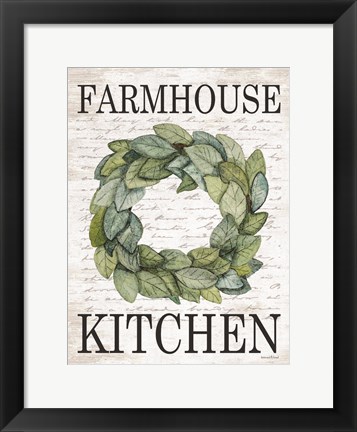 Framed Farmhouse Kitchen Print