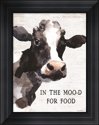 Framed In the Moo-d for Food Print